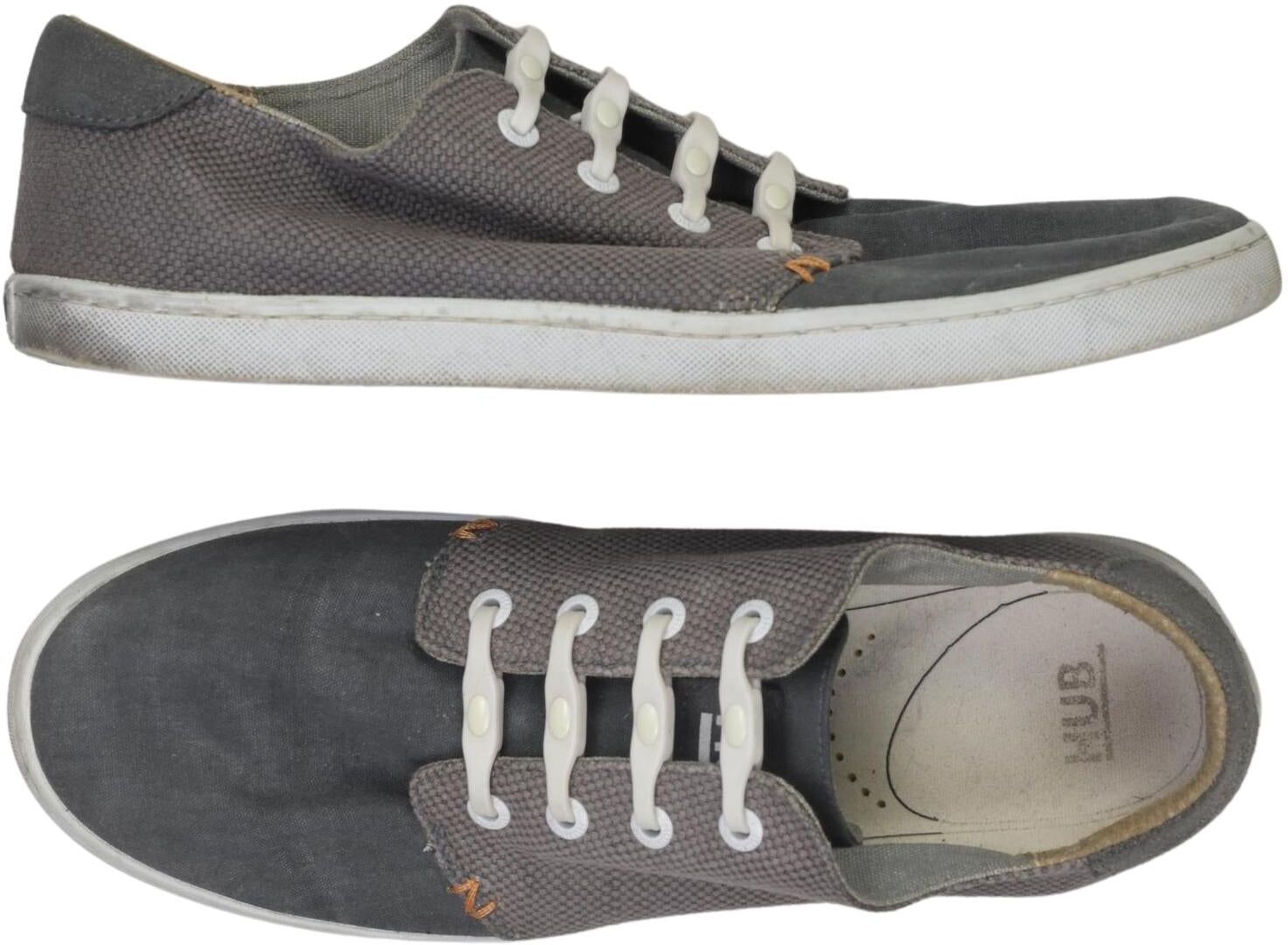 HUB Footwear Herren Sneaker, Grau, Gr. EU 40, kein / Etikett - Second Hand