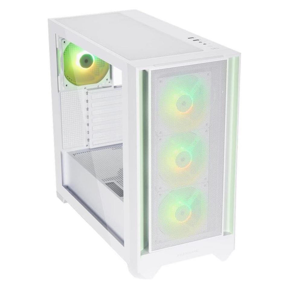 Silentware Flow 110 ARGB (weiss, Tempered Glass) (FLOW110WHITE)