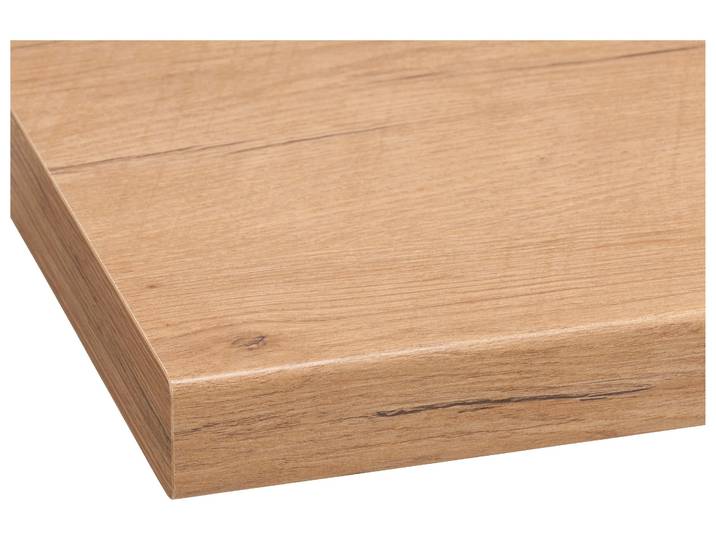 Arbeitsplatte WIHO KÜCHEN Flexi 38 , braun (kastelleiche nachbildung), B:180cm H:3,8cm T:60cm, Holzwerkstoff, Tischplatten, von drei Seiten ummantelt, 38 mm stark