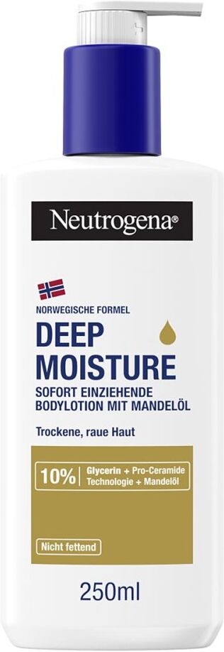 Neutrogena Deep Moisture Creme Mit Mandelöl 250ml