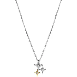 Pandora 365051C01-50 Damen-Halskette Dreifacher Stern Zweifarbig