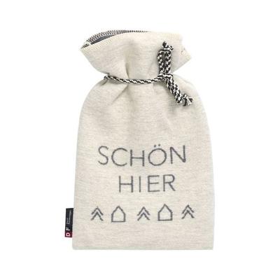 Wärmflasche 'Schön hier' 2 Liter (GRS)