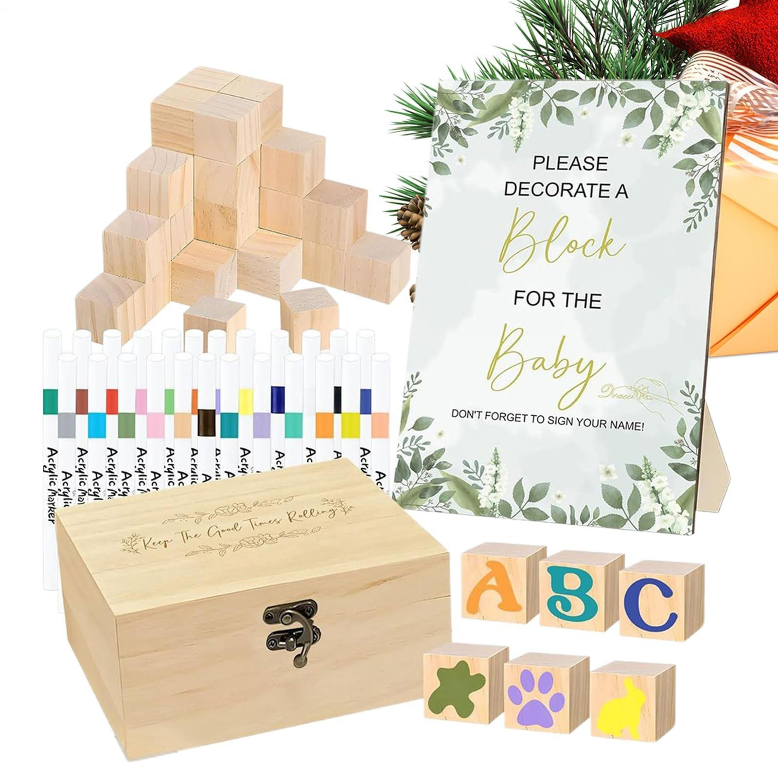 Creatieve Houten Blokken Set