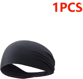 Inspire Essentials ActiveDry Elastic Sports Headband black 1pcs