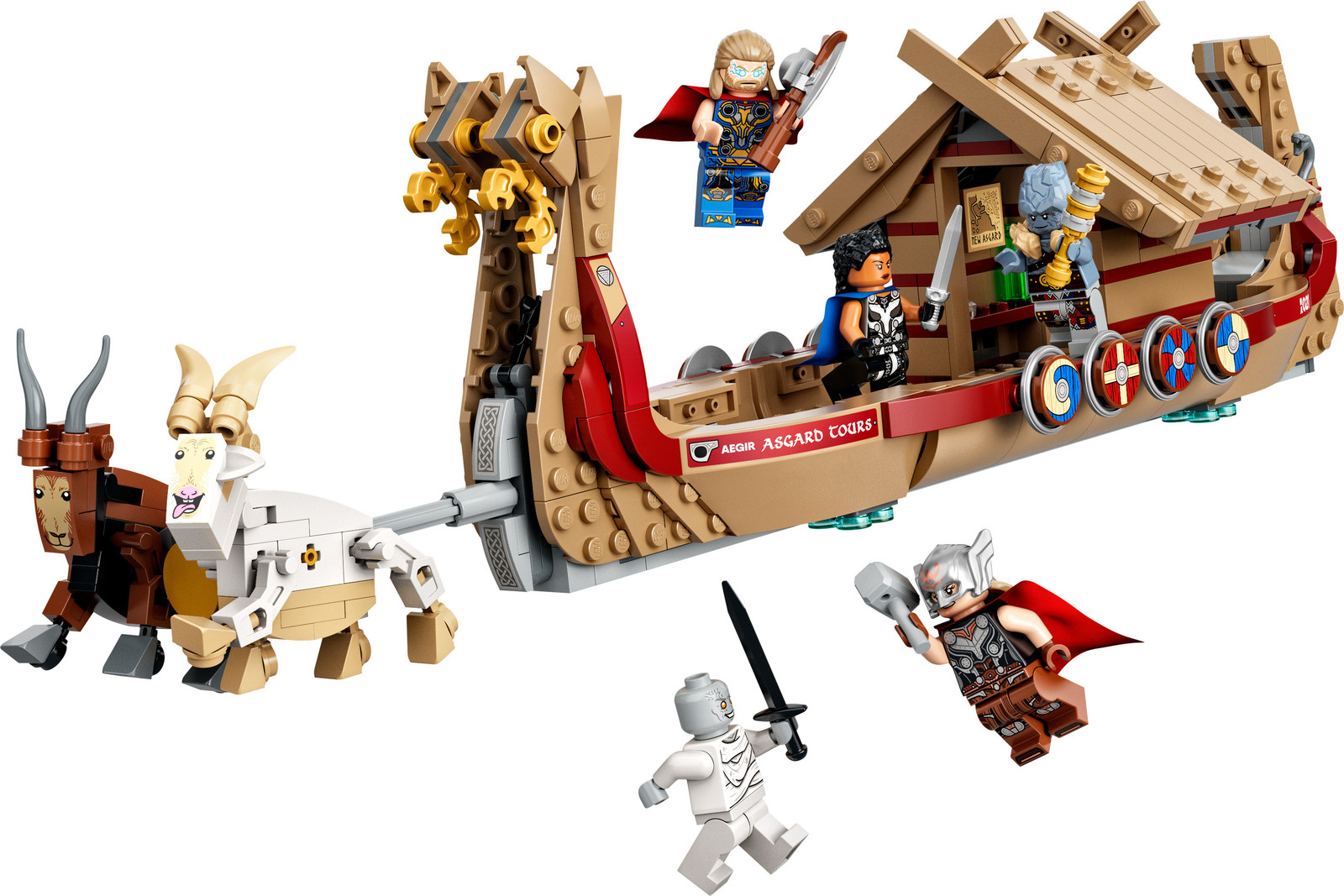 LEGO 76208 Boot getrokken door een geit