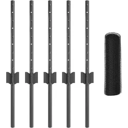 vidaXL, Gartenzaun, Heinsenhof (1,3 cm breite Masche)