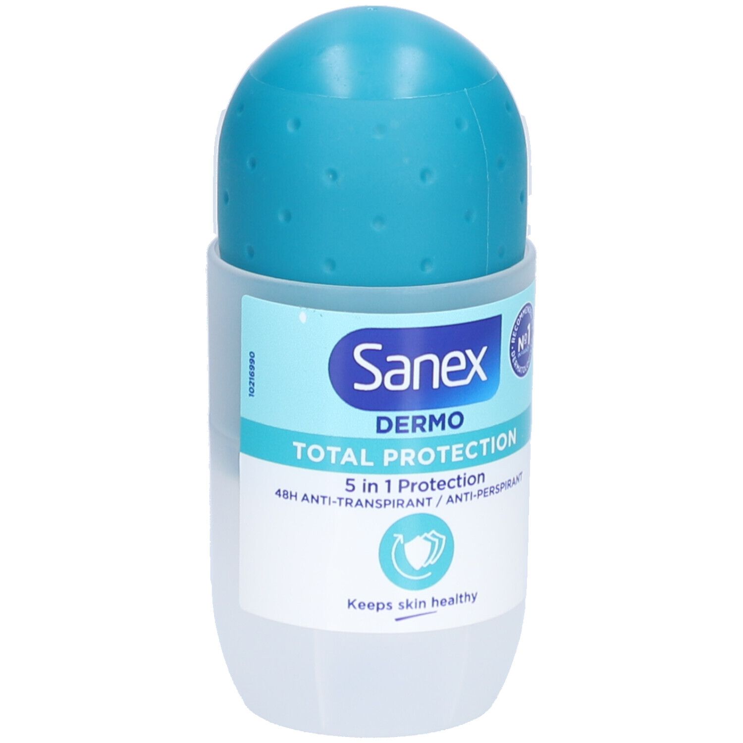 Sanex Derma Care+ Total Protection 72u Anti-transpirant Deodorant Roller 53ml 53 ml