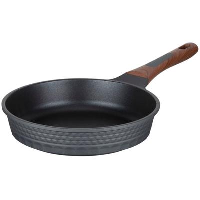 Bratpfanne RESTO KITCHENWARE "Capella, Pfanne antihaftbeschichtet und spülmaschinenfest", schwarz, H:6cm L:47,5cm Ø:26cm, Pfannen, Bratpfanne, Schmorpfanne mit einzigartigem 3D-Design