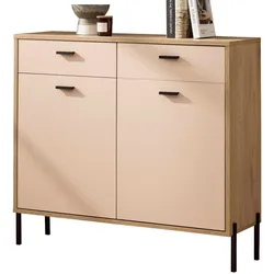 KOMMODE Kaschmir, Eiche 105 cm, SIDEBOARD mit Soft-Close