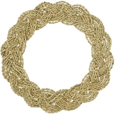 Saro Lifestyle "Braided Design Table Placemats (Set of 4) - 15"""