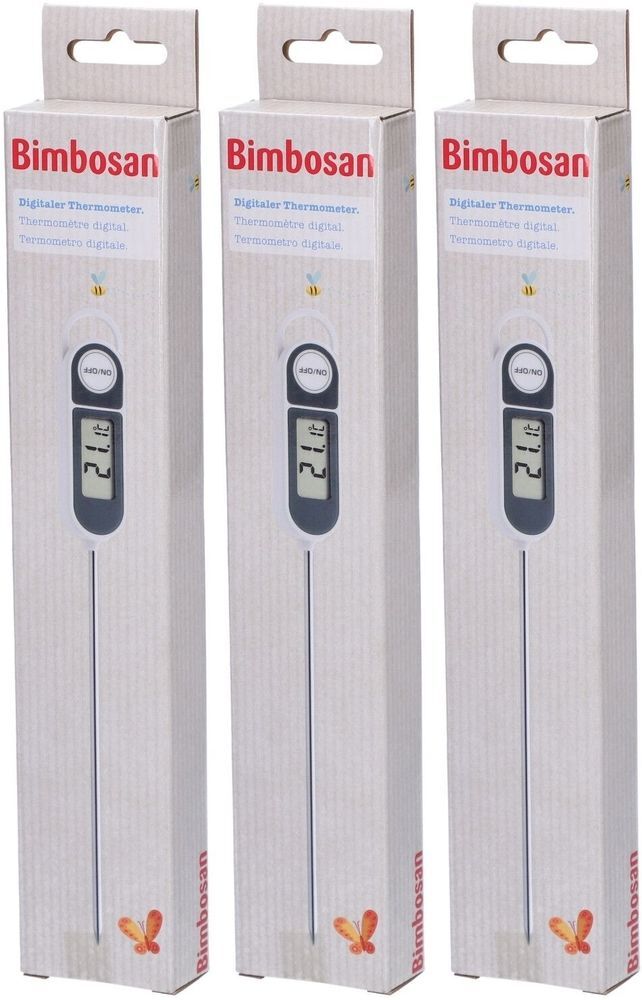 Bimbosan Thermometer digital für Babynahrung x3 3x1 St