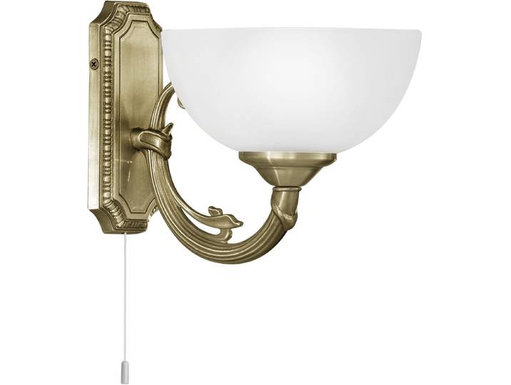 EGLO Savoy - Wandlamp - 1 Lichts - Brons - Wit