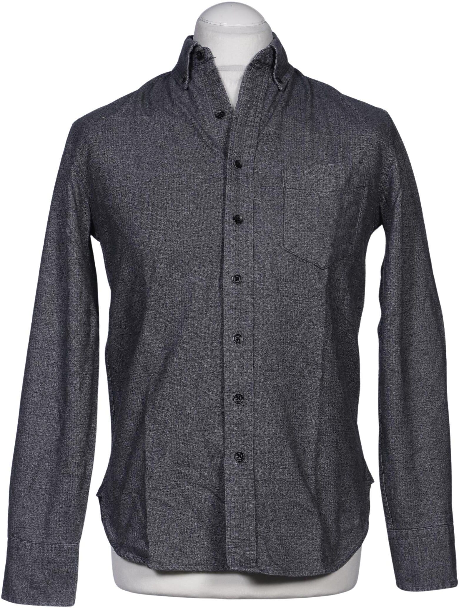 rag & bone Herren Hemd, Grau, Gr. XS, Baumwolle / Viskose - Second Hand