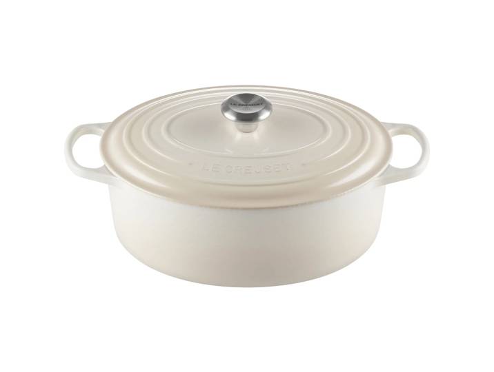 Le Creuset Le Creuset Signature ovaler Topf 6,3 l Meringue