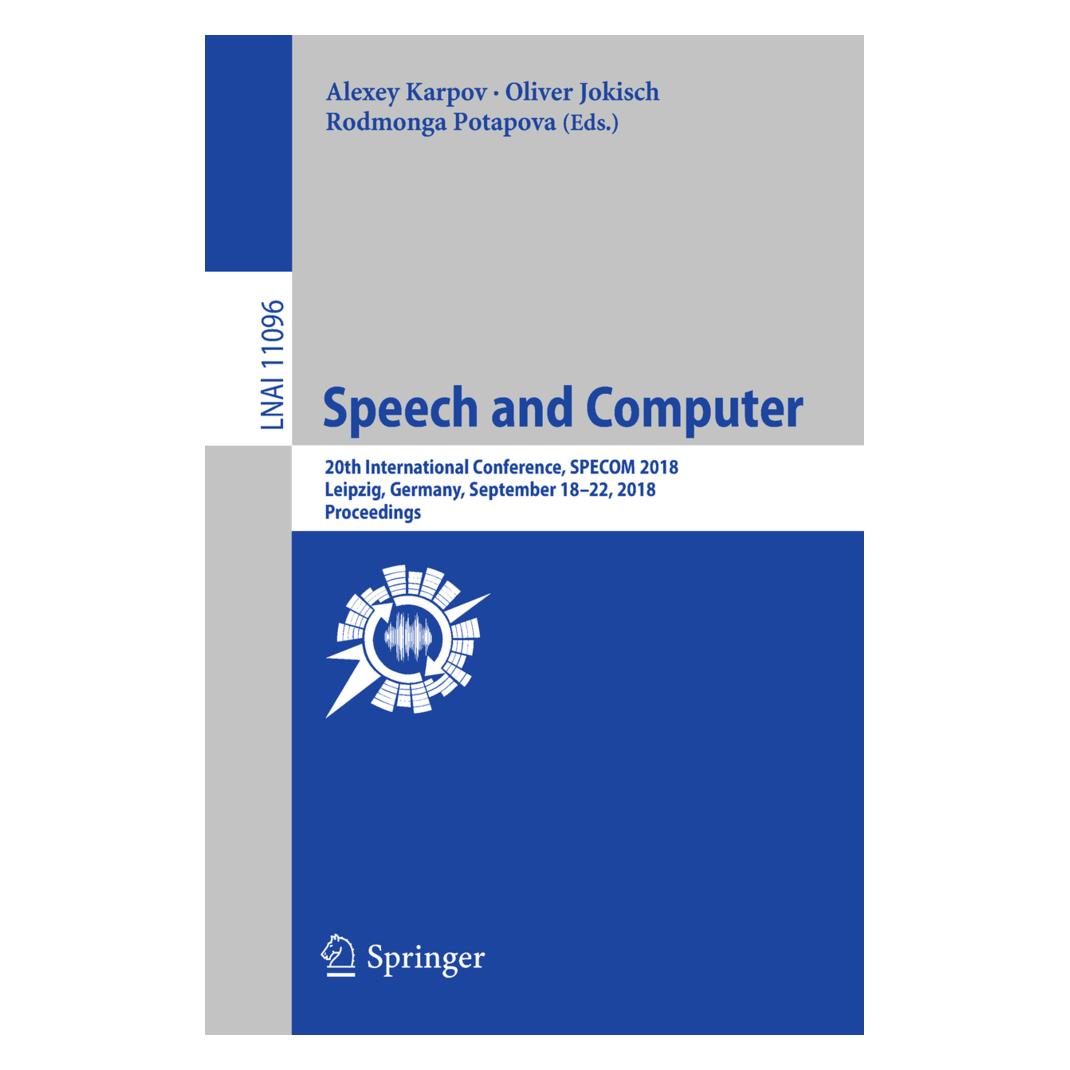 Springer Speech and Computer (Englisch, Softcover, Alexey Karpov, Jokisch, Oliver, Potapova, Rodmonga) (55996086)