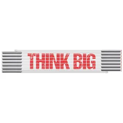 TOX Zollstock "THINK BIG" Holz