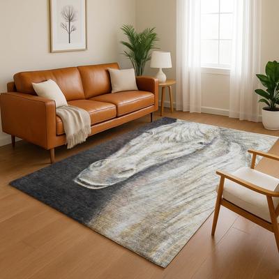Addison Rugs Premium Washable Super Soft Modern Horse Mayfield Rug