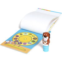 Melissa & Doug - Sticker WOW! Hund Aufkleberstempel & Block, Basteln