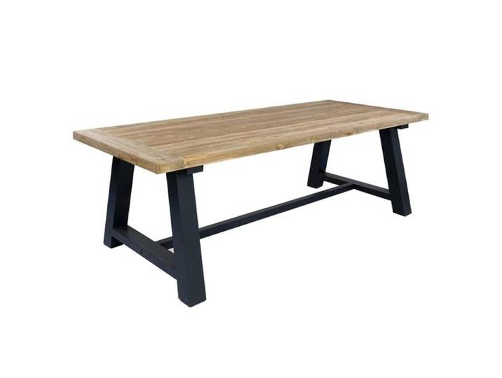 OUTLIV. Omaha Gartentisch 240x100cm Aluminium/Teak recycelt