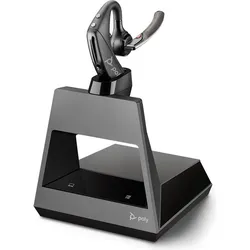 HP Poly Voyager 5200 (Kabellos, USB-A, Microsoft Teams), Office Headset, Schwarz