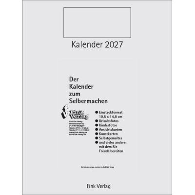 Kalender zum Selbermachen 2027
