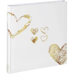 Hama Lazise gold Buchalbum 29x32 50 weiße Seiten Hochzeit    2363