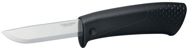 Fiskars Couteau de bricolage avec affûteur intégré (1023617)