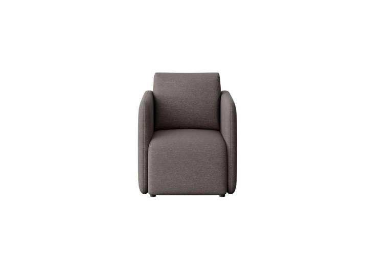 Fauteuil en polyester gris