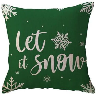 Retailers Go Christmas Snowflake Tree Cushion Cover, Winter Holiday Decoration Pillow, Festive Merry Christmas Decor For Sofa Porch style 3 45x45cm