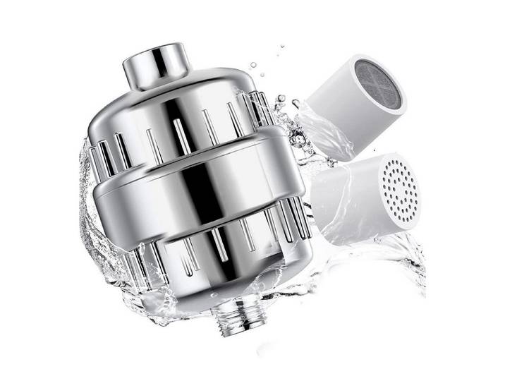 LuxusKollektion Wasserfilter Duschfilter 20-Stufen Universal Kalkfilter