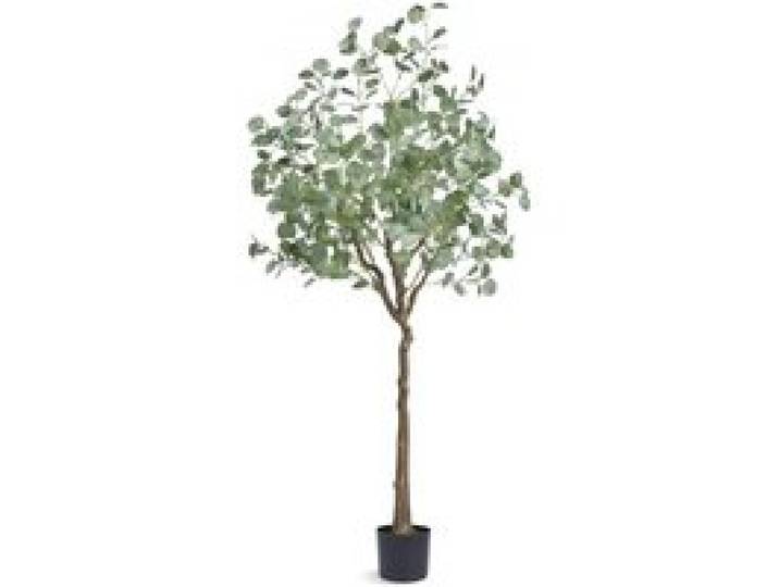 VEVOR Eukalyptus Künstlich 80x80x181cm Kunstpflanze PE Künstliche Pflanzen Fake Plastikpflanzen im Topf Kunstblume Geruchslos wasserdicht zur Dekoration von Schlafzimmer Arbeitszimmer Wohnzimmer