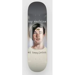 Toy Machine Templeton Portrait 8.25" Skateboard Deck grey / white Gr. Uni