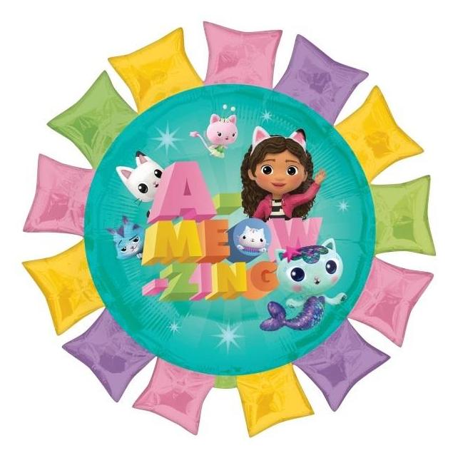 Anagram Gabby House Standard-Folienballon, 43 cm (46997016)