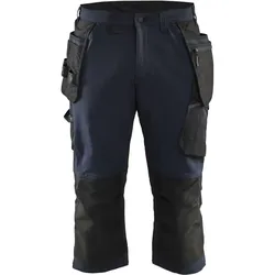Stretch Handwerker-Piratenhose "1521" - C62 - marine/schwarz