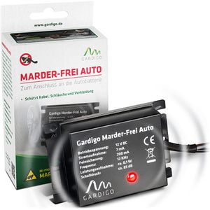 Gardigo Marderschreck Marder-Frei Auto, Autobatterie 12V/DC, Abschaltautomatik, Schall