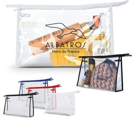 Trousse de toilette publicitaire PVC rouge