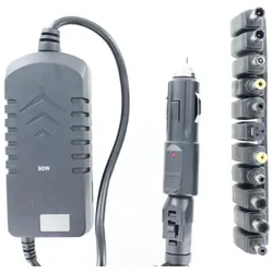 AGI KFZ Ladekabel kompatibel mit Fujitsu Lifebook E8420 - Notebook-Modul (90 W), Notebook Netzteil, Schwarz
