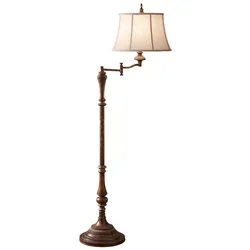 Stehlampe Stehleuchte Stahl Crackle Beweglicher Arm H 162,6 cm Wohnzimmerlampe