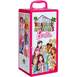 Theo Klein 5801 Barbie Schrankkoffer Kleiderstangen und Fächern