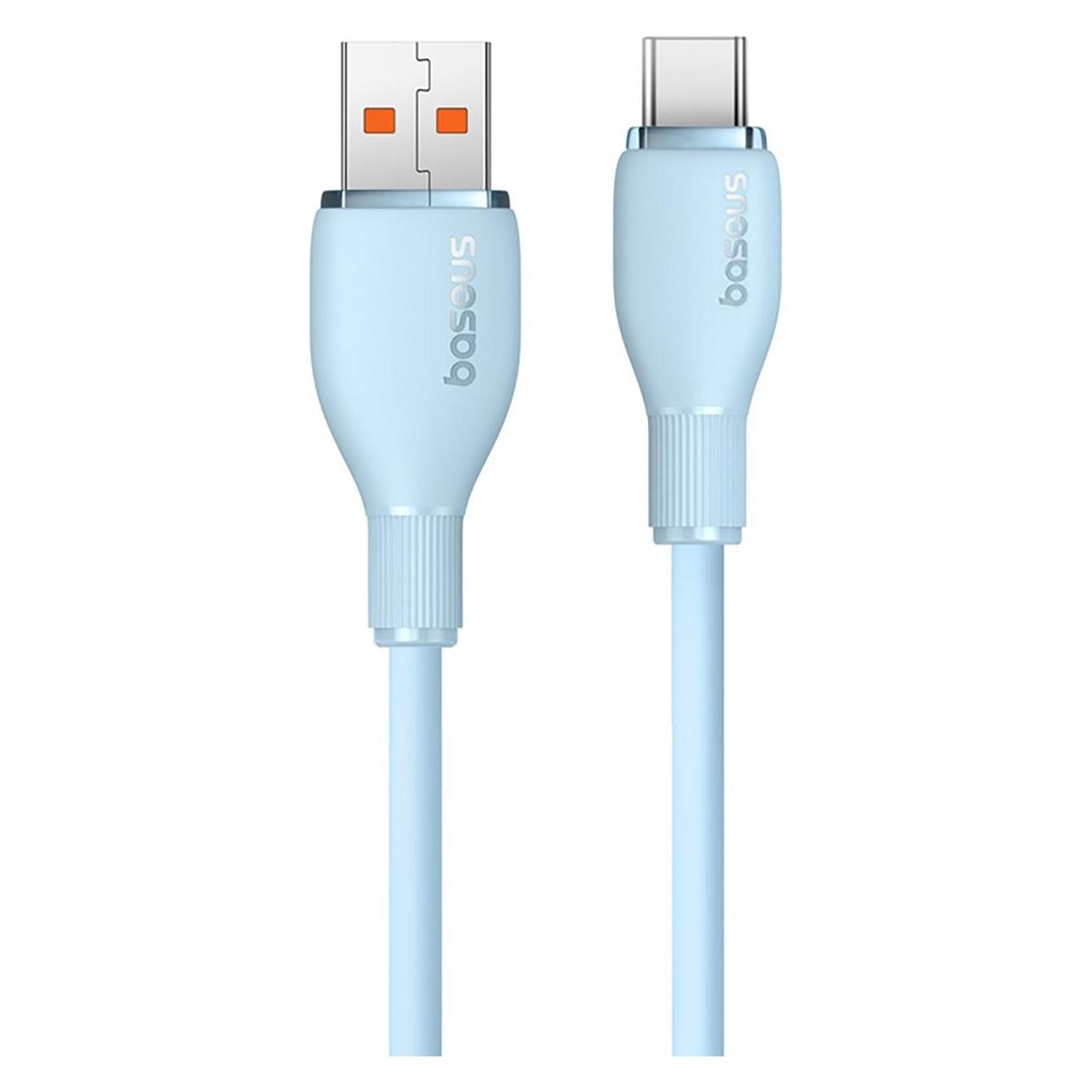 Baseus Pudding 100W USB-A - USB-C Kabel 2m - Blau (2 m, 100 W) (P10355703311-B2)