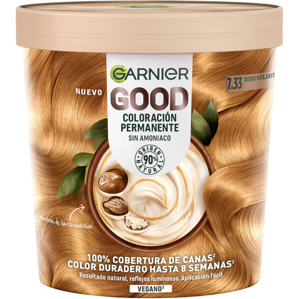 Garnier Good Ammonia-Free Permanent Hair Color 160mL 7.33 Nutmeg Blonde