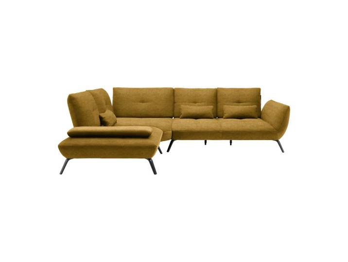 Wohnlandschaft Flachgewebe Senfgelb