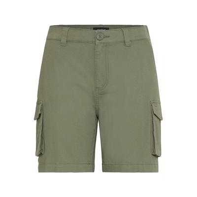 Bermudas OXMO "Bermudas OXKvinne", Damen, Gr. 36, N-Gr, grün (dusty olive), Obermaterial: 99% Baumwolle CO. 1% Elasthan EL., Hosen Bermudas