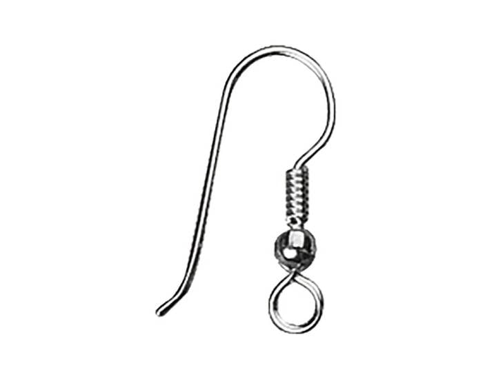 Rayher Ohrhaken Versilbert 20 mm 4 Stück
