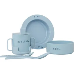 Mini Favourite Baby-Geschirr himmelblau 5 El.