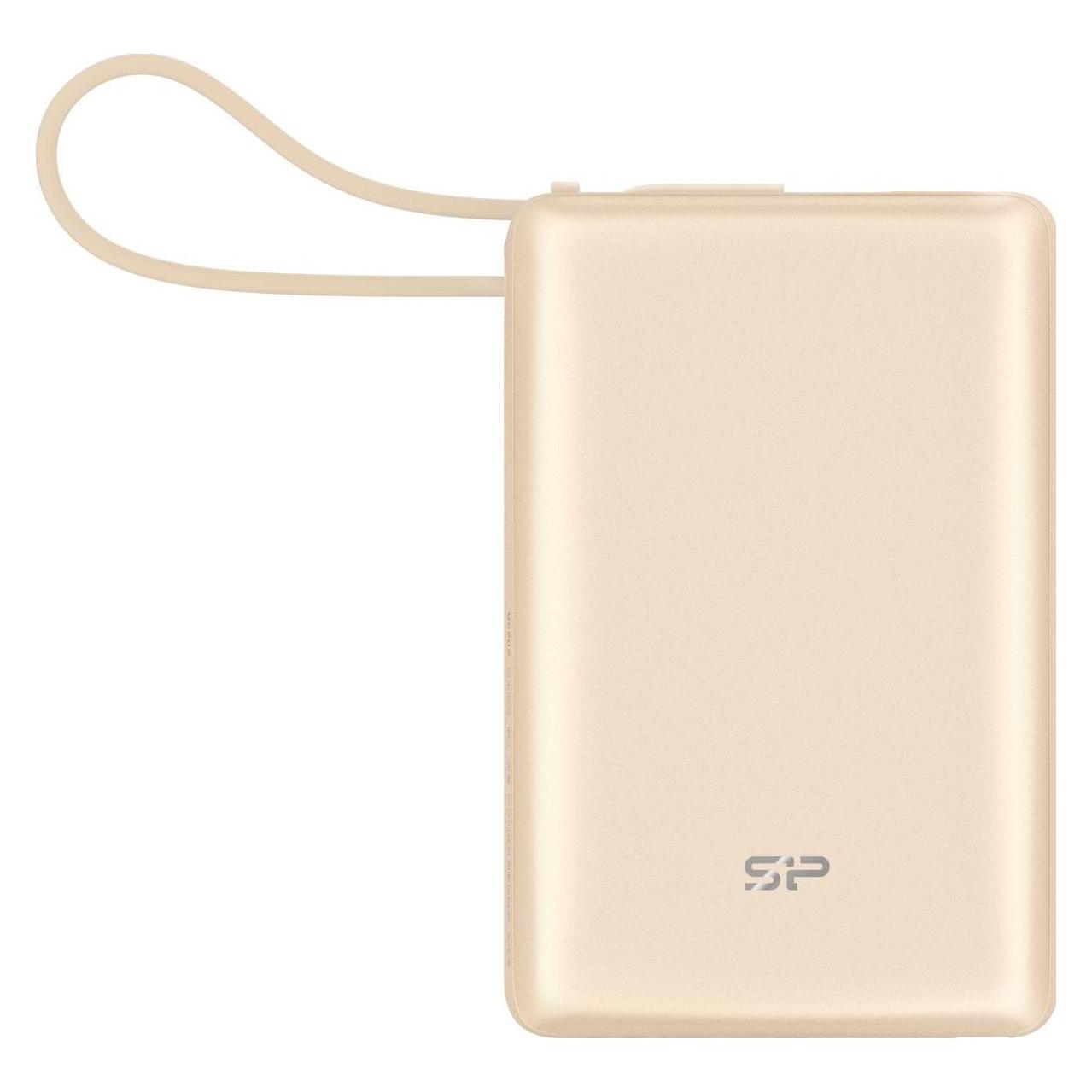 Silicon Power Powerbank CP10 10000 mAh Rotgold (10000 mAh, 37 Wh) (520006203)