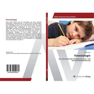 Kinesiologie, Taschenbuch von Verena Csar, AV Akademikerverlag, 978-3-639-45918-0