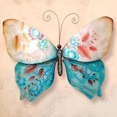 Eangee Lola Butterfly Wall Art Turquoise , Turquoise