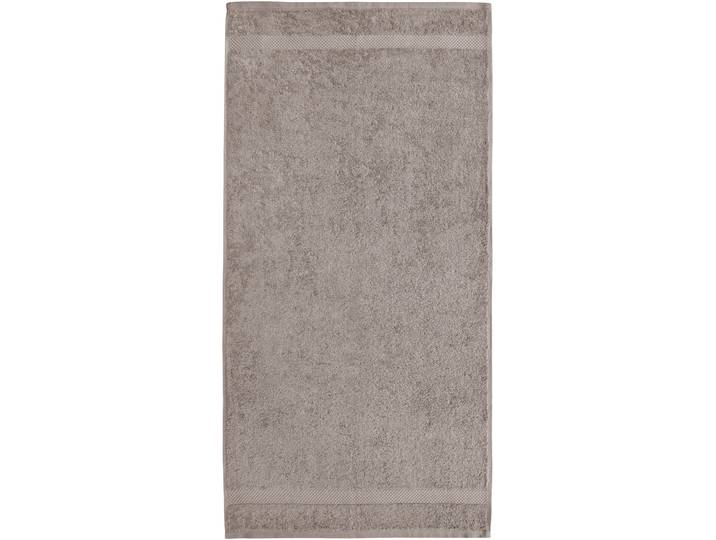 Duschtuch DYCKHOFF Planet , grau (taupe), B:70cm L:140cm, Walkfrottier, Obermaterial: 100% Baumwolle, Handtücher, Duschtuch
