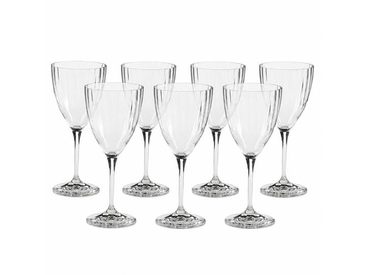 Verres à vin Sensa Riffel ensemble de 6 19cm Transparent/Translucide